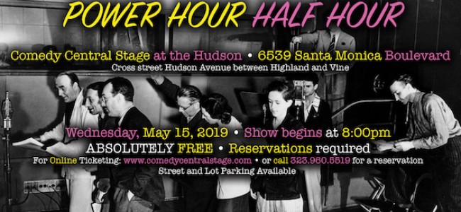 Quick Dish LA: THE BURBS RADIO POWER HOUR HALF HOUR Tomorrow at The Comedy Central Stage