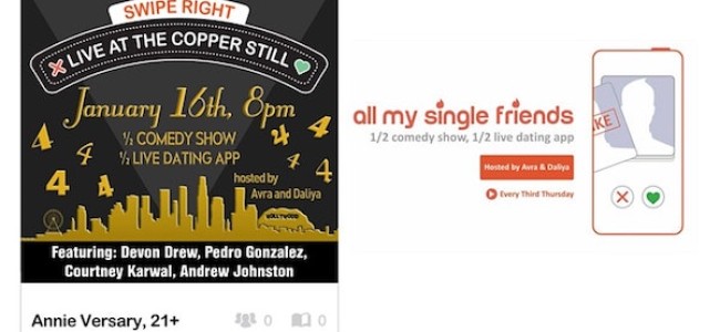 Quick Dish LA: ALL MY SINGLE FRIENDS ‘Four Years of Love’ 1.16 at The Copper Still