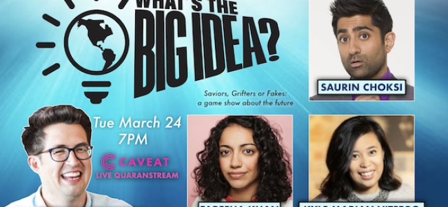 Tasty News: New Comedy Game Show Livestream from WHAT’S THE BIG IDEA 3.24 on YouTube