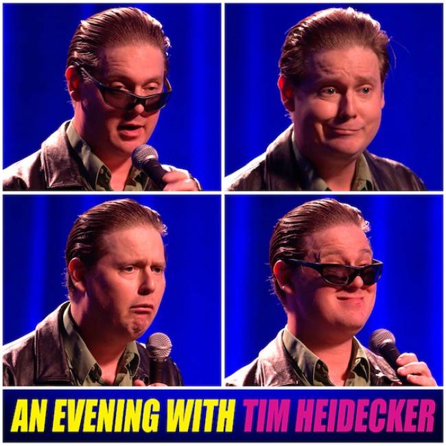 Tasty News: AN EVENING with TIM HEIDECKER on Amazon Prime & Everywhere Comedy Albums Available 1.26