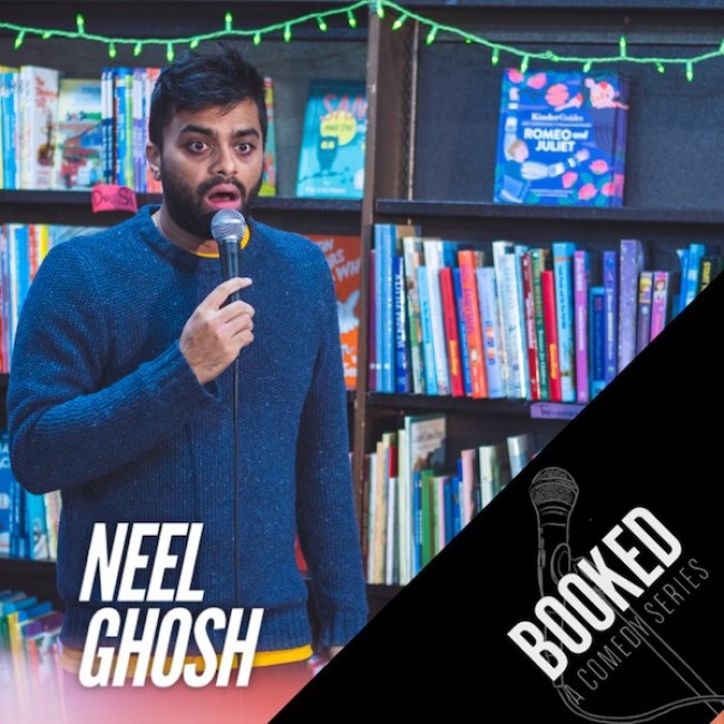Video Licks: Midwest Butter Sandwiches & Some “Blue Mountain” Laughs with Comedian NEEL GHOSH on A New Episode of BOOKED