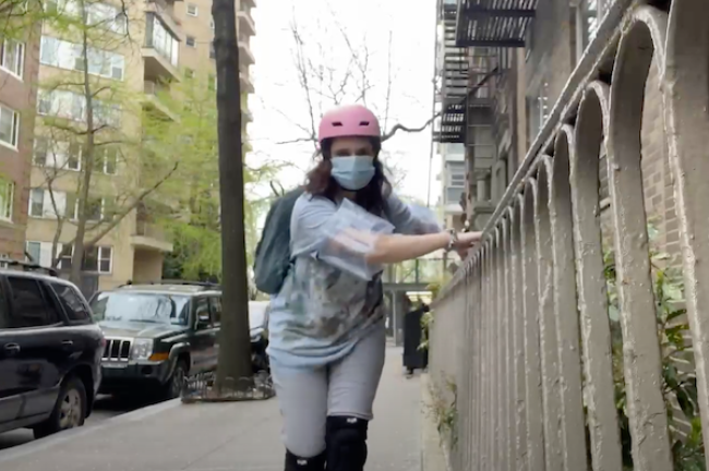 Video Licks: Parkour & Safety Collide in Comic LAURA MERLI’S Latest Sketch