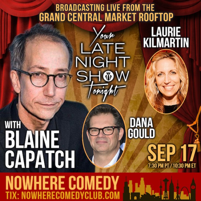 Quick Dish LA: YOUR LATE NIGHT SHOW TONIGHT Live at DTLA’s Grand Central Market & Streaming on Nowhere Comedy Club 9.17