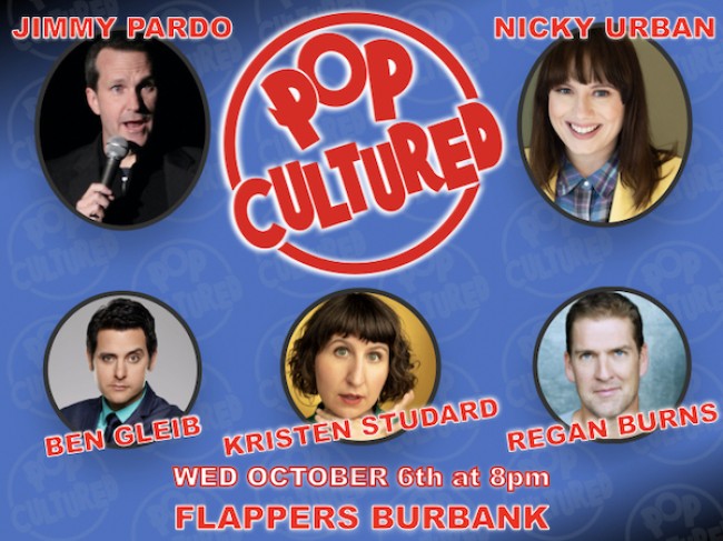 Quick Dish LA: POP CULTURED 10.6 at Flappers Comedy Club with Returning Champ Regan Burns