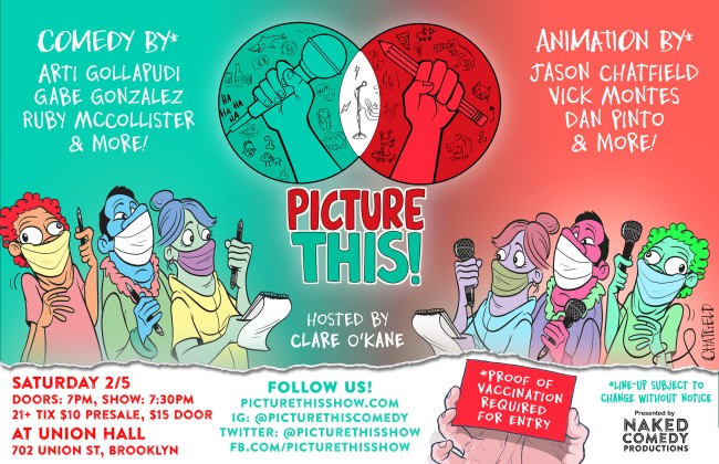 Quick Dish NY: PICTURE THIS! Hosted by Clare O’Kane 2.5 at Union Hall
