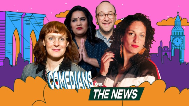 Quick Dish NY: Enjoy The Funny Side of Global News with COMEDIANS vs THE NEWS Live 3.8 at The Greene Space
