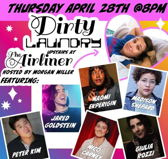 Quick Dish LA: Plenty of DIRTY LAUNDRY Laughs This Thursday at The Airliner