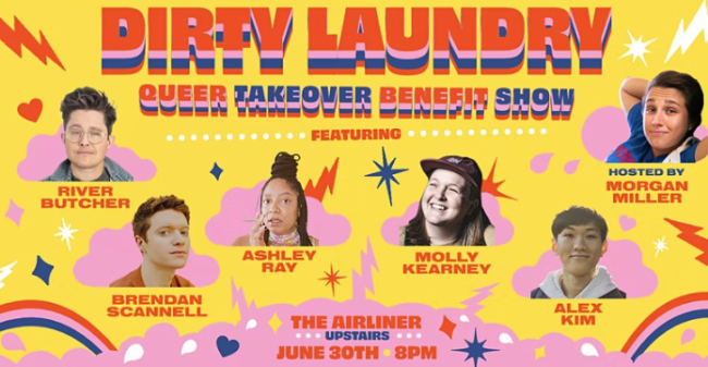 Quick Dish LA: DIRTY LAUNDRY Pride Queer Takeover Show 6.30 at The Airliner