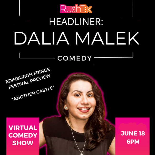 Quick Dish Online: ‘DALIA MALEK: Another Castle’ Preview Show Tomorrow on RushTix