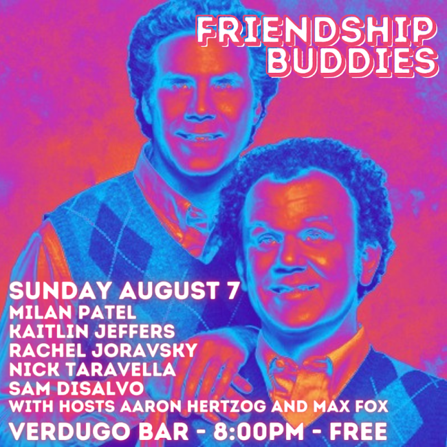 Quick Dish LA: FRIENDSHIP BUDDIES Show Sunday 8.7 at Verdugo Bar