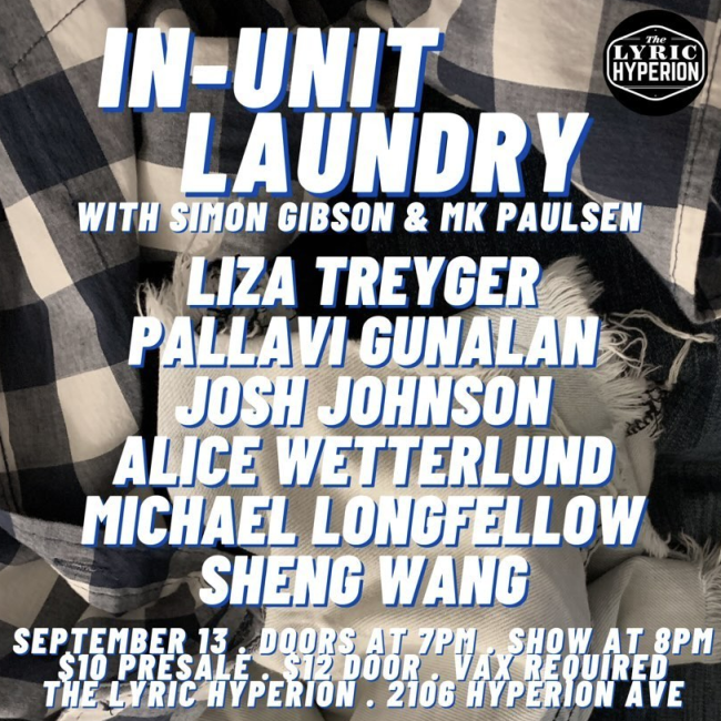 Quick Dish LA: IN-UNIT LAUNDRY Show TONIGHT at Lyric Hyperion