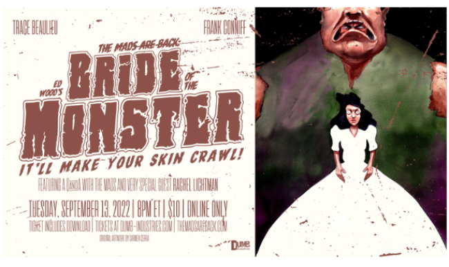 Quick Dish Online: THE MADS ARE BACK Tonight with Ed Wood’s BRIDE OF THE MONSTER