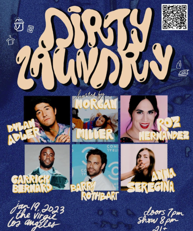 Quick Dish LA: DIRTY LAUNDRY Monthly Show 1.19 at The Virgil Bar