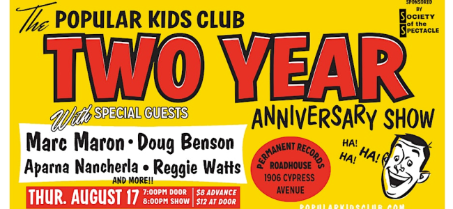 Quick Dish LA: POPULAR KIDS CLUB Two-Year Anniversary Show 8.17 at Permanent Records
