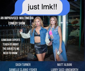 Quick Dish NY: JUST LMK!! Improvised Multimedia Comedy 12.13 at TV Eye