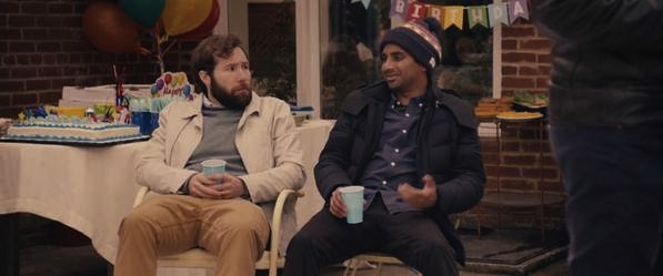 David Ebert and Aziz Ansari "Master of None" on Netflix