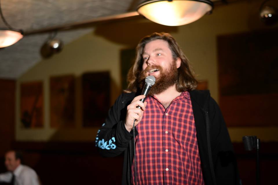 Dan St. Germain winning us over at the Art Deco Comedy Hour in March